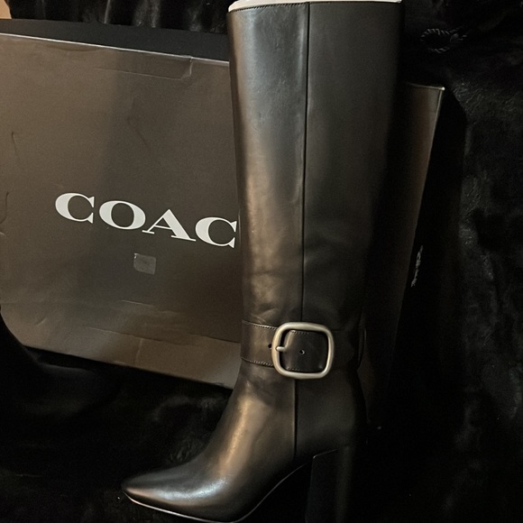 Coach Leather Boots - Picture 3 of 4